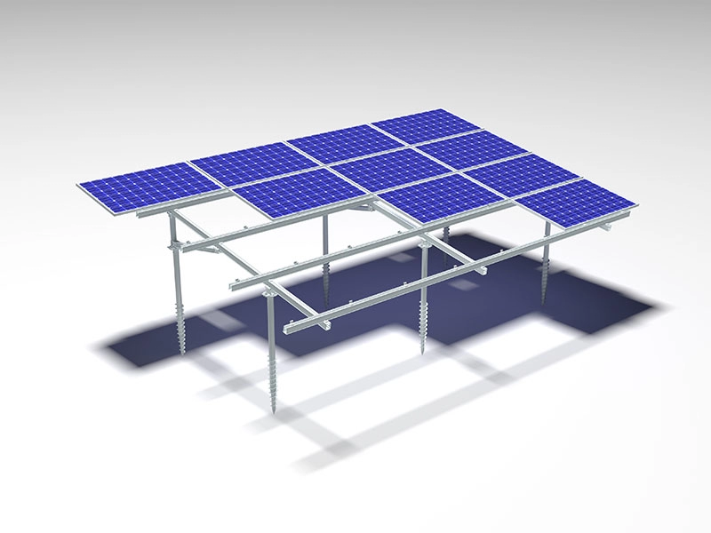 Sistemas fotovoltaicos montados no solo
