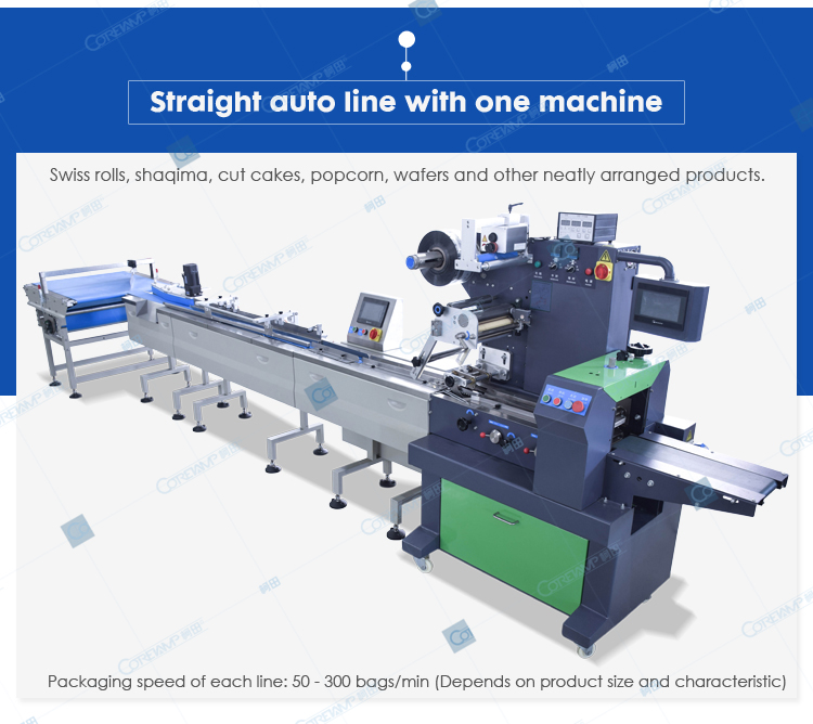 cake sorting and packing line