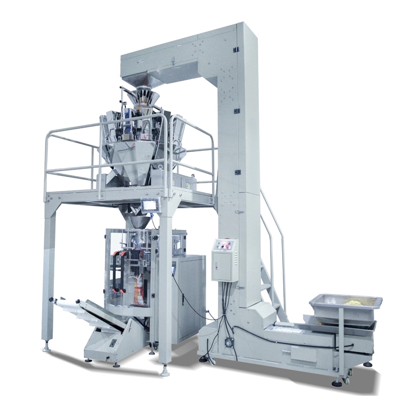 Máquina de pesagem e embalagem de grãos de açúcar rotativo multifuncional automática