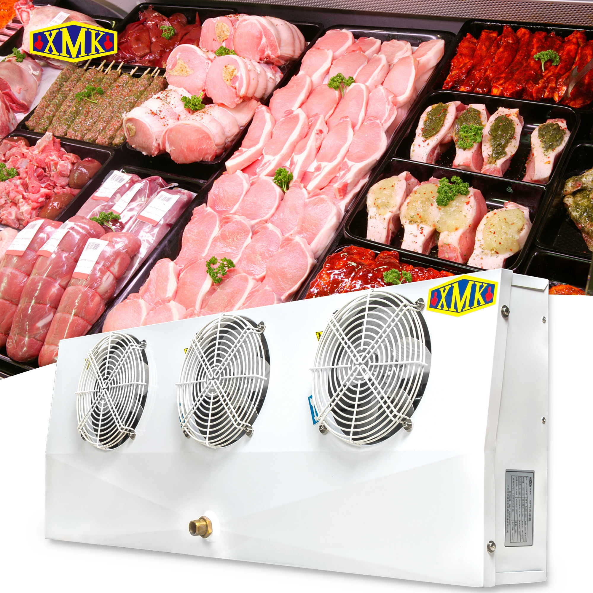 Expositor frigorífico comercial DE refrigerador de ar