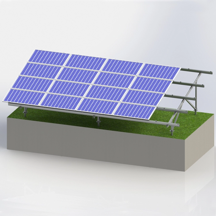 Sistemas de rack de painel solar de montagem no solo