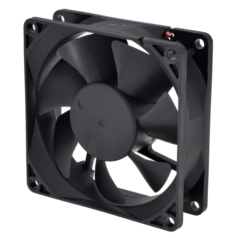 Ventilador de resfriamento de gabinete elétrico axial de manga CC/rolamento de esferas