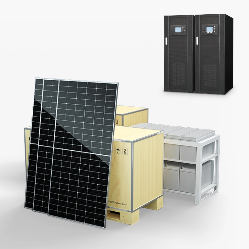 Sistema elétrico de painel solar fora da rede para comercial