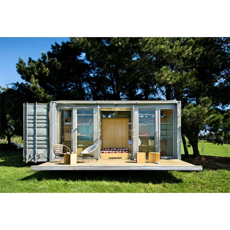 Casa pré-fabricada expansível de embalagem plana container house
