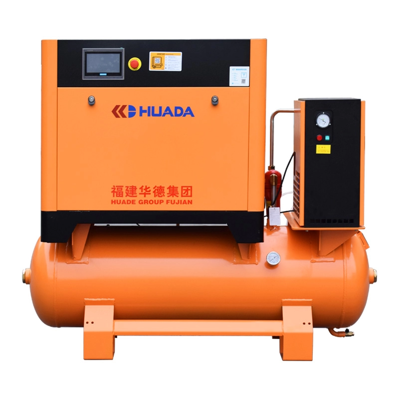 Compressor de ar de parafuso completo com secador de ar e tanque de ar para máquina de corte a laser