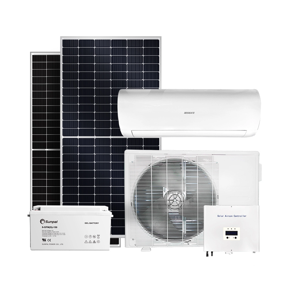Off Grid Dc Energia Solar Powered Home Ar Condicionado Unidades Sistemas de Resfriamento