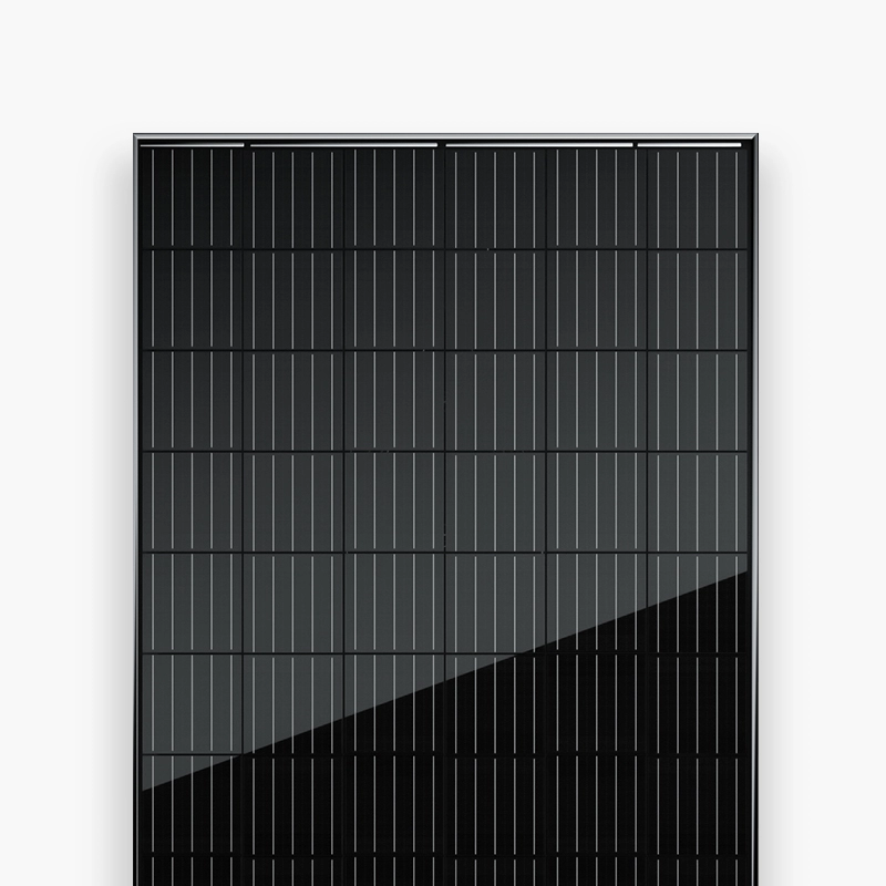 Módulo solar monofacial de célula fotovoltaica emoldurada com folha traseira preta de 315-330 W