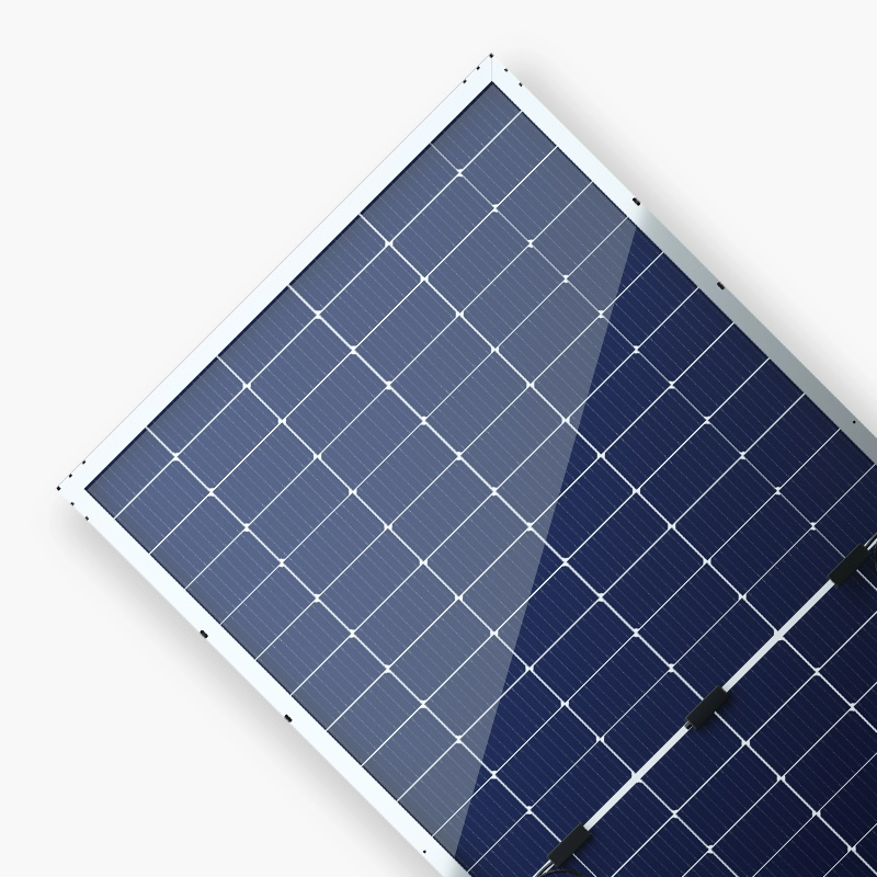 Painel de energia solar monocristalino bifacial 425-455 W 144 células semi-corte