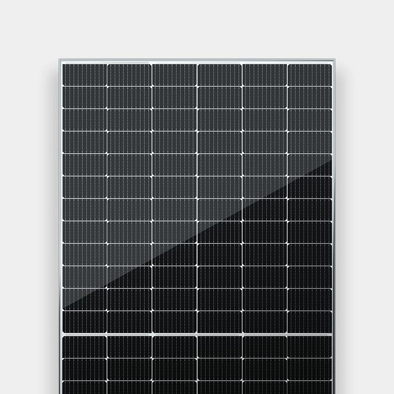 Painéis Solares Mono 525W-550W Módulo Fotovoltaico de 144 Células Meio Corte