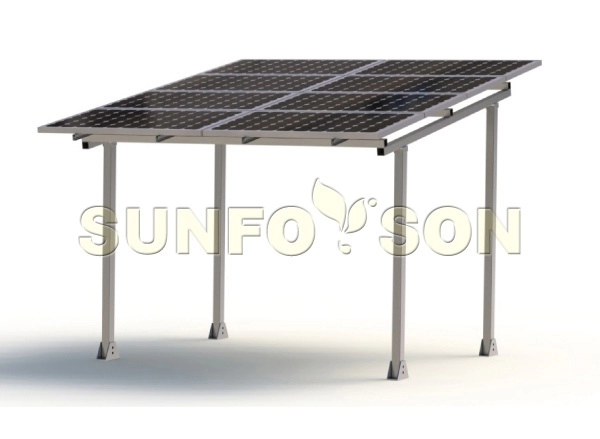 Estrutura de montagem da garagem solar SunRack