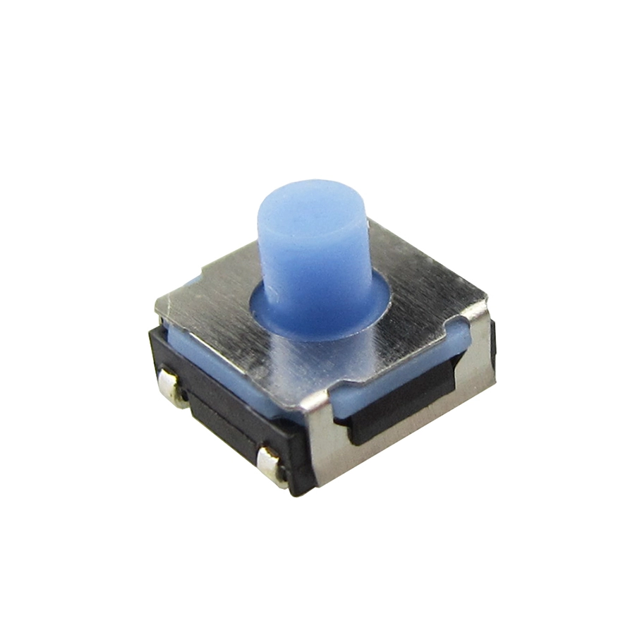 Interruptor tátil J bend SMD com botão azul