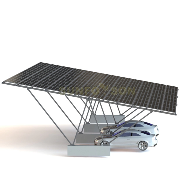 Sistema de montagem de estacionamento solar