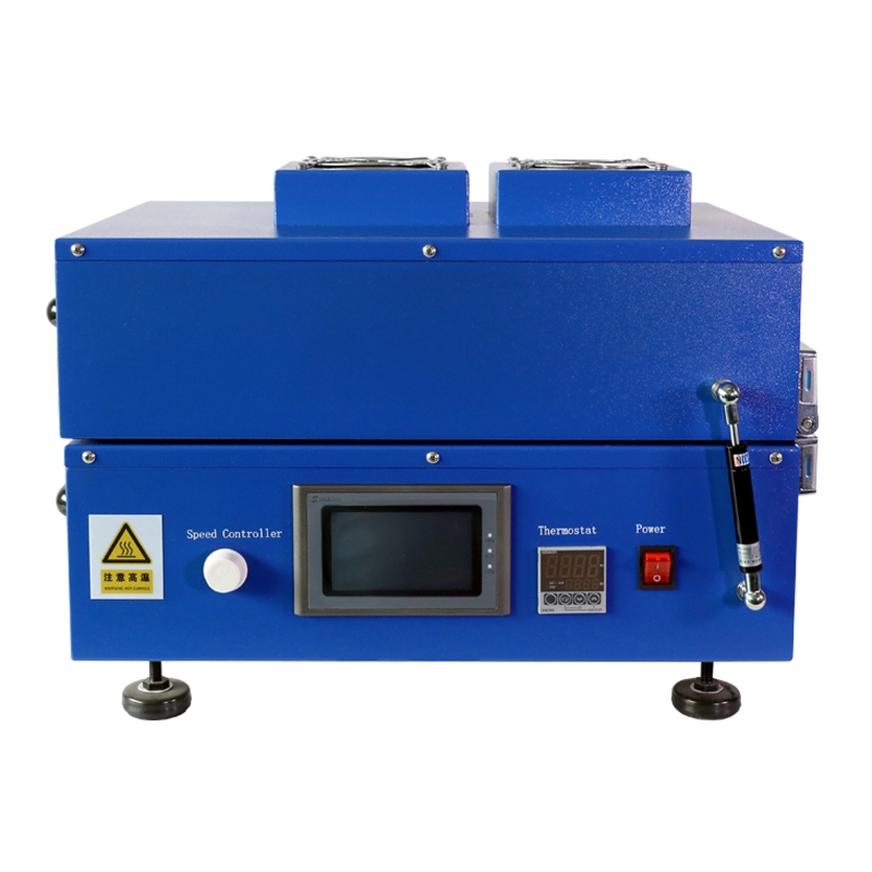 Máquina de revestimento de filme de bateria cilíndrica automática com função de secagem por calor