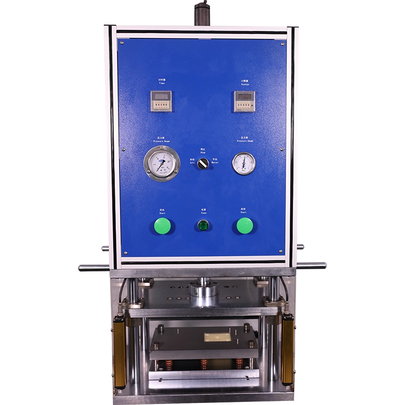 Máquina termoformadora automática de bateria para formação de estojo de célula de bolsa