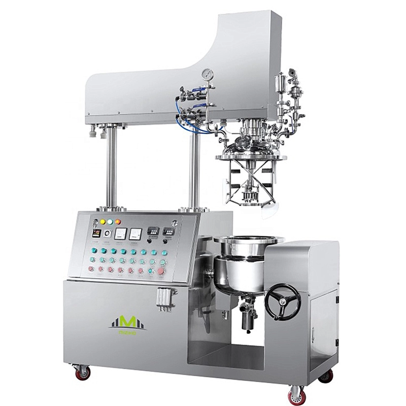 50L máquina de fabricação de creme cosmético misturador emulsionante a vácuo