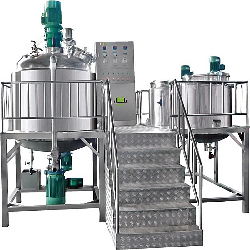 Máquina de emulsificação de tanque de mistura a vácuo homogeneizador para creme