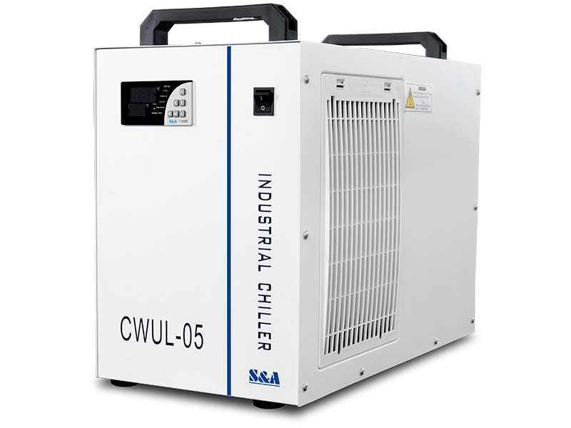 chiller de recirculação para refrigeração a laser UV 3W-5W