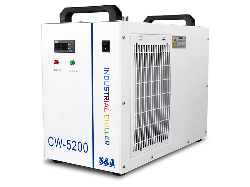 Chiller refrigerado a água CW-5200 para refrigeração da máquina de exposição LED UV