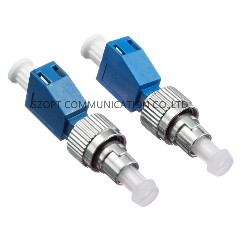 Adaptador de fibra híbrida SC/FC/LC/ST/MU/E2000/SMA fêmea/macho monomodo multimodo