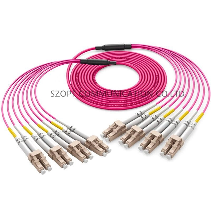 Patch cords de fibra multinúcleo SC FC LC ST MU E2000 monomodo multimodo