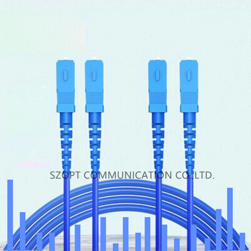 Patch cords de fibra blindada SC FC LC ST MU E2000 Simplex Duplex Monomodo Multimodo
