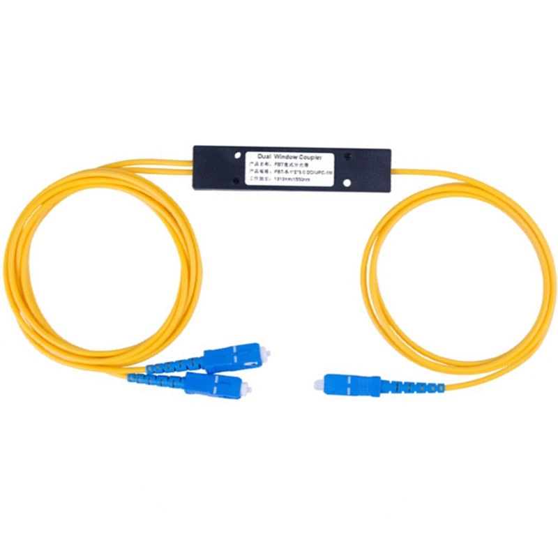 Acoplador de fibra óptica FBT 1X2 1X3 SC/LC/FC/ST UPC APC