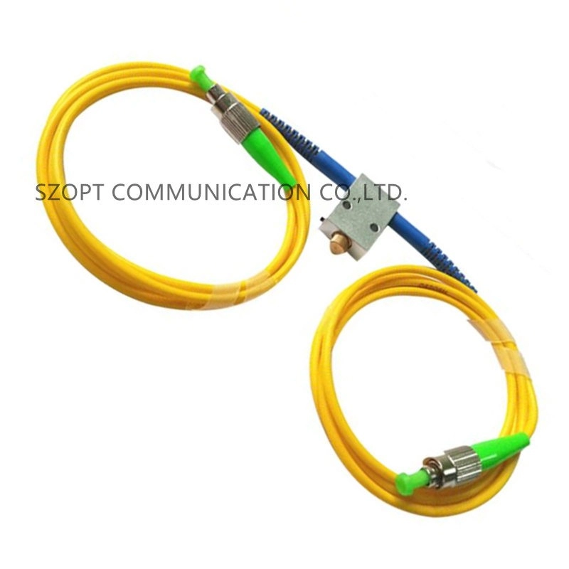 Atenuador de fibra óptica em linha variável VOA FC SM UPC APC 0-60dB