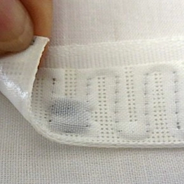 Etiqueta de lavanderia de pano tecido RFID UHF para gerenciamento de lavagem