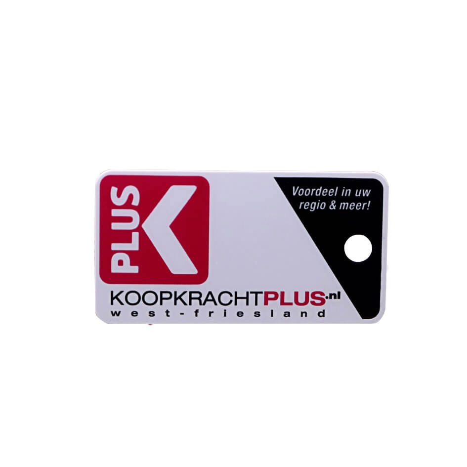 Cartões-presente CR80 30 Mil 3-Up PVC Tag Key Tag