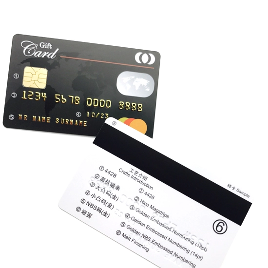 Cartão de CPU inteligente de contato impresso de alta segurança