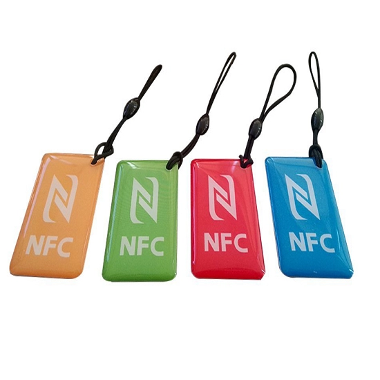 Etiqueta de cristal epóxi em forma de NFC