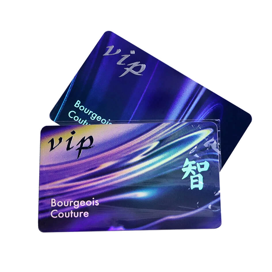 Cartões de fidelidade imprimíveis de plástico PVC 13,56 MHz I-CODE SLI