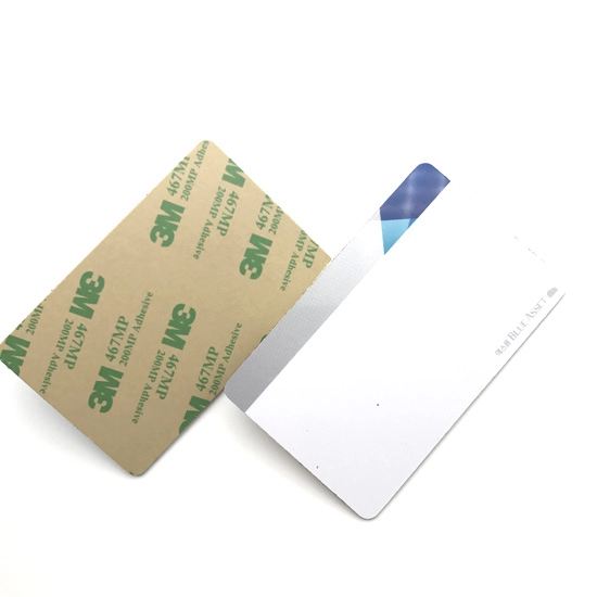 Cartão RFID UHF sem contato com chip H3 estrangeiro de longo alcance com adesivo