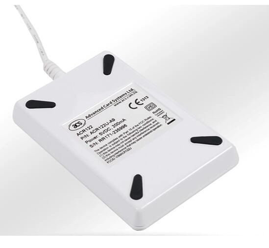 13. Leitor de cartão inteligente sem contato 56Mhz RFID NFC ACR122U