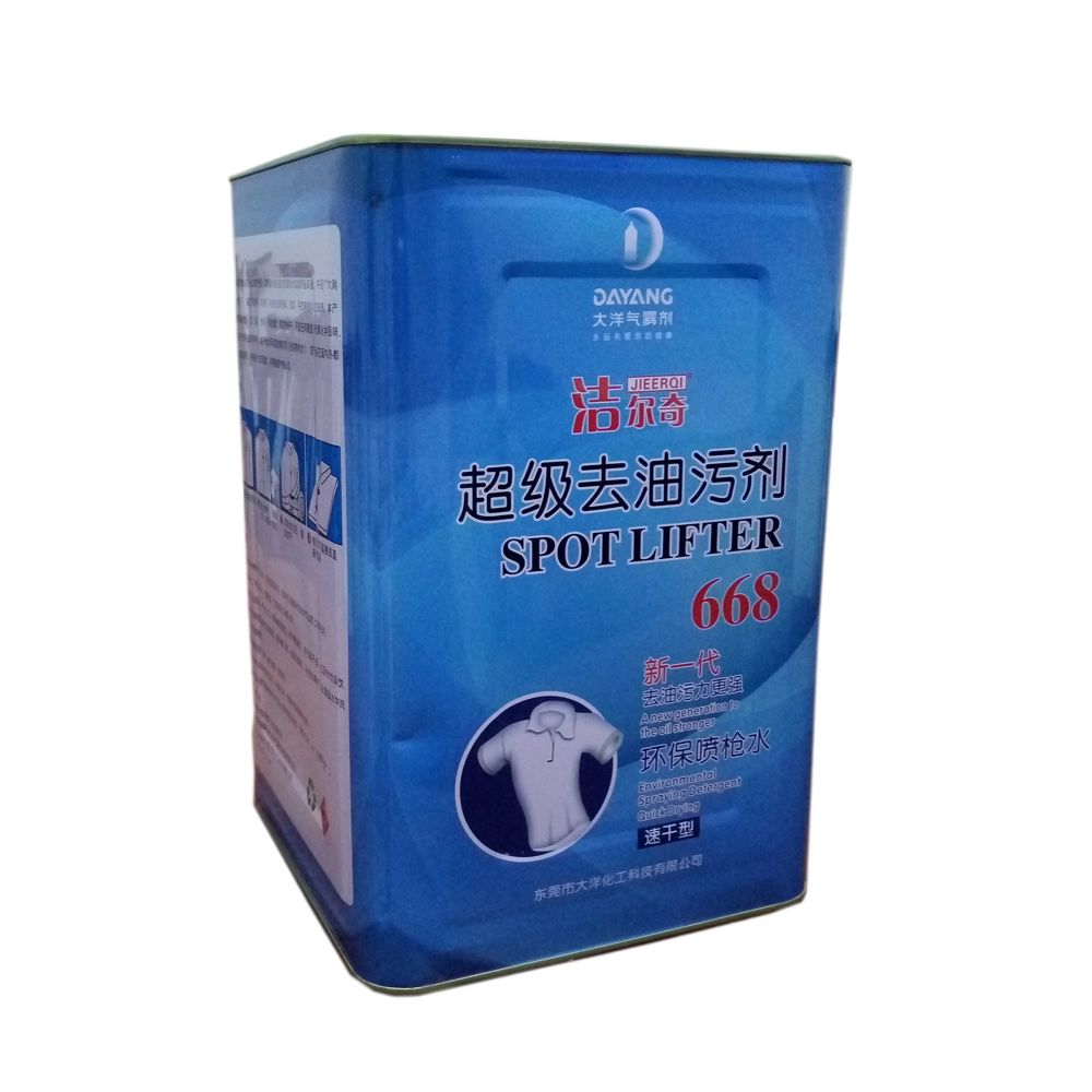 Detergente removedor de manchas de óleo detergente líquido de fórmula química seca rápida