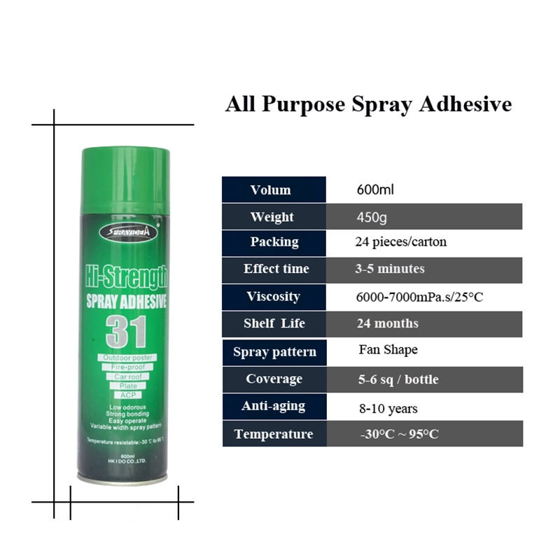 spray adesivo para todos os fins adesivo de spray ao ar livre
