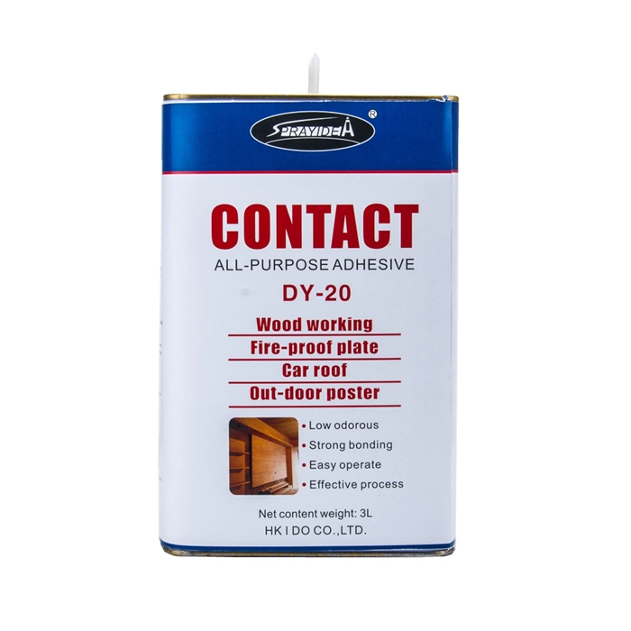 Sprayidea DY-20 Adesivo Policloropreno de Contato Placas Decorativas Cola Metálica Resistente ao Calor
