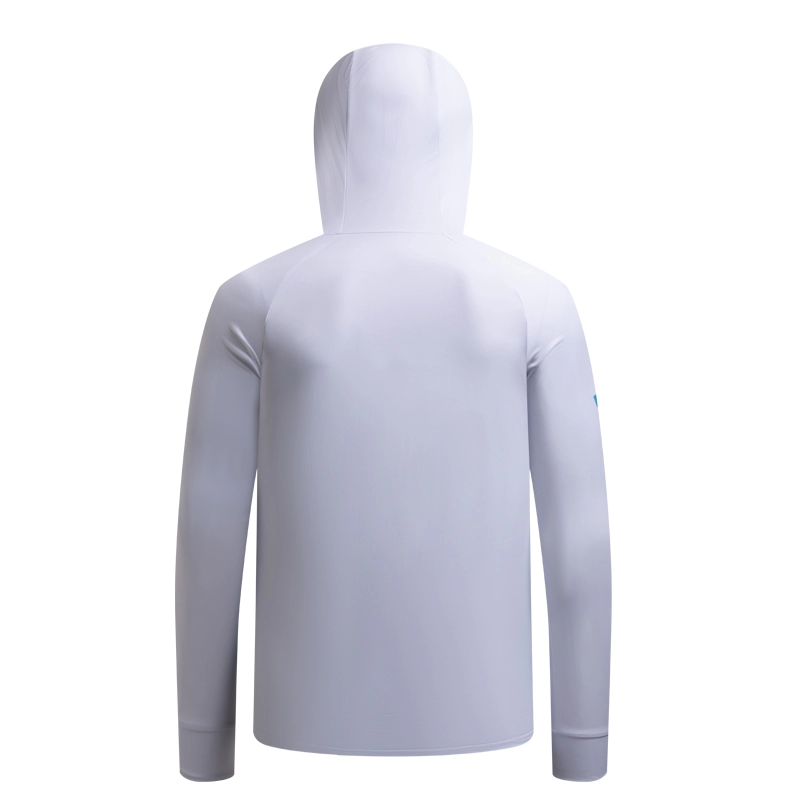 Camisa feminina de pesca de manga comprida 1/4 com zíper proteção solar UV UPF 50+ pulôver com capuz para corrida ciclismo caminhadas vela