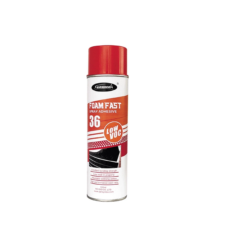 Adesivo em spray aerossol SBS de qualidade premium de baixa qualidade para estofamento e madeira
