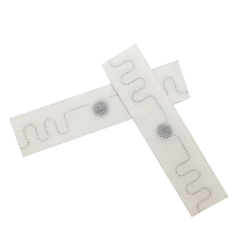 Etiqueta de lavanderia de tecido impermeável de alta temperatura lavável Monza R6 UHF RFID
