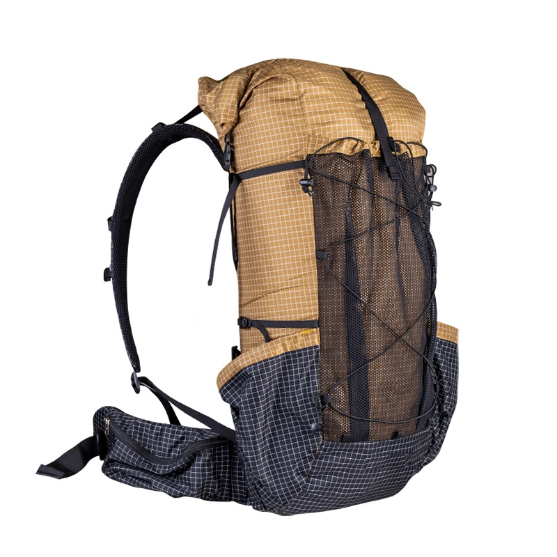 Mochila de caminhada ultralite 55L expansível leve mochila de acampamento resistente à água