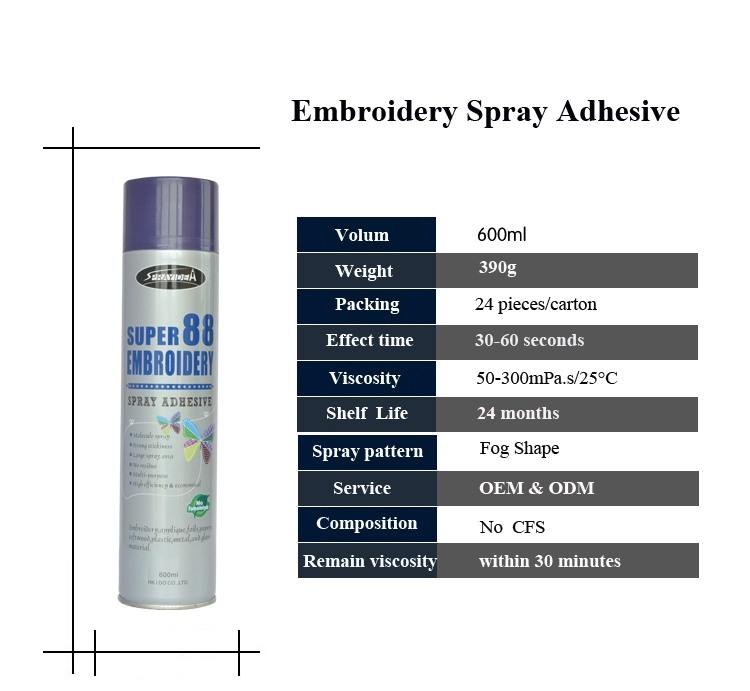 SUPER 88 adesivo spray para tecido permanente