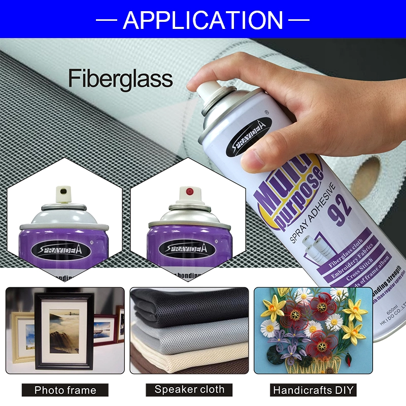 Sprayidea 92 material composto cola spray multiuso fibra de vidro tecido de fibra de carbono