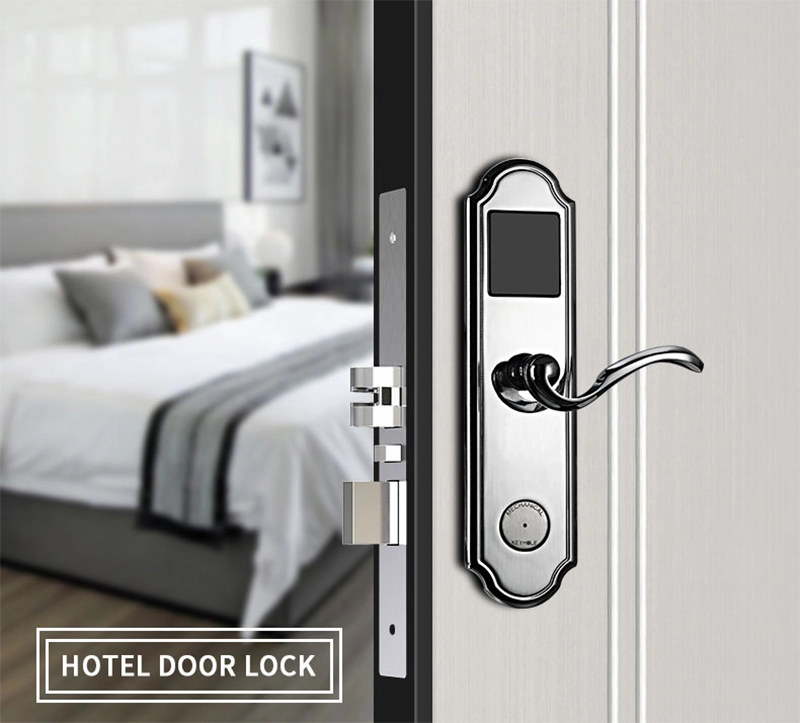 Fechaduras eletrônicas seguras de porta de hotel para solução de gerenciamento de quarto de hóspedes