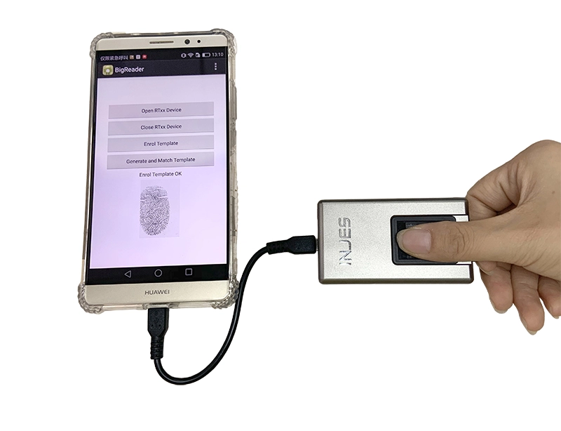FAP20 USB Fingerprint Scanner System com Linux PHP APK Code for Office Application