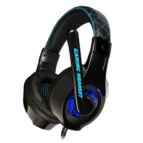 SENICC G9 PRO fone de ouvido para jogos com fio fone de ouvido fone de ouvido com microfone para ps4 luzes led brilhantes fone de ouvido estéreo para jogos