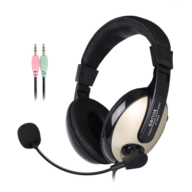 SENICC ST-2688 fone de ouvido estéreo pc rádio escritório atacado fones de ouvido