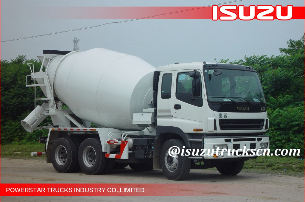 Caminhão de concreto pronto para mistura de marca Isuzu 8cbm 10 rodas