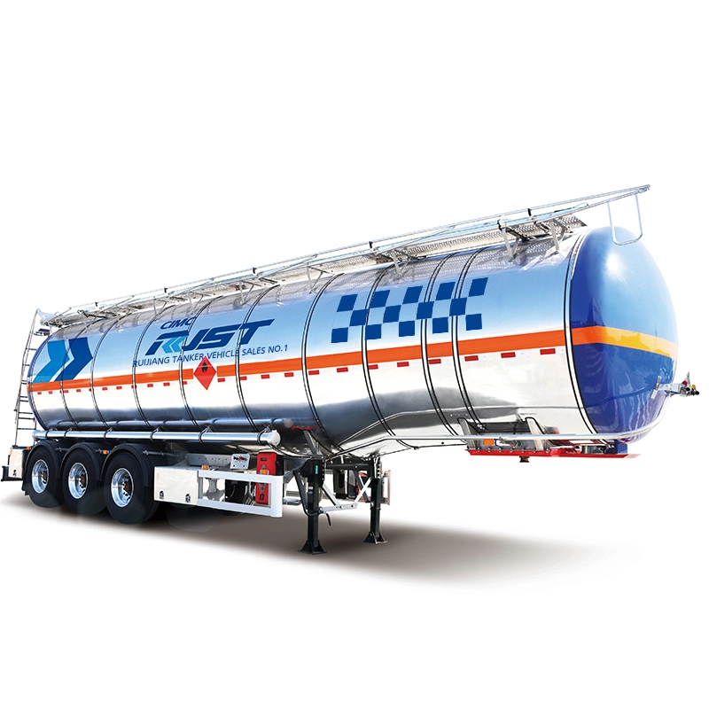Semi-reboque para tanque de isolamento térmico em aço inoxidável (tecnologia europeia) - Caminhão líquido CIMC RJST