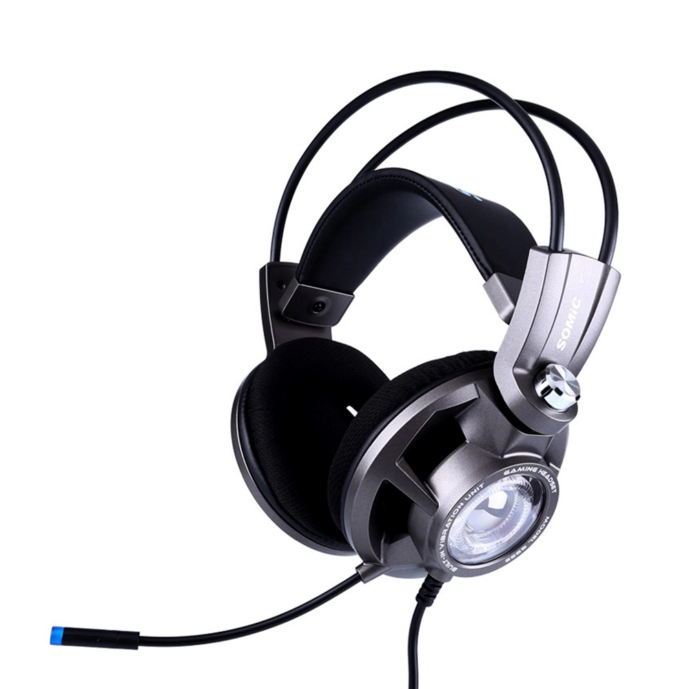Somic G955 atacado capa de fone de ouvido fones de ouvido usb com microfone